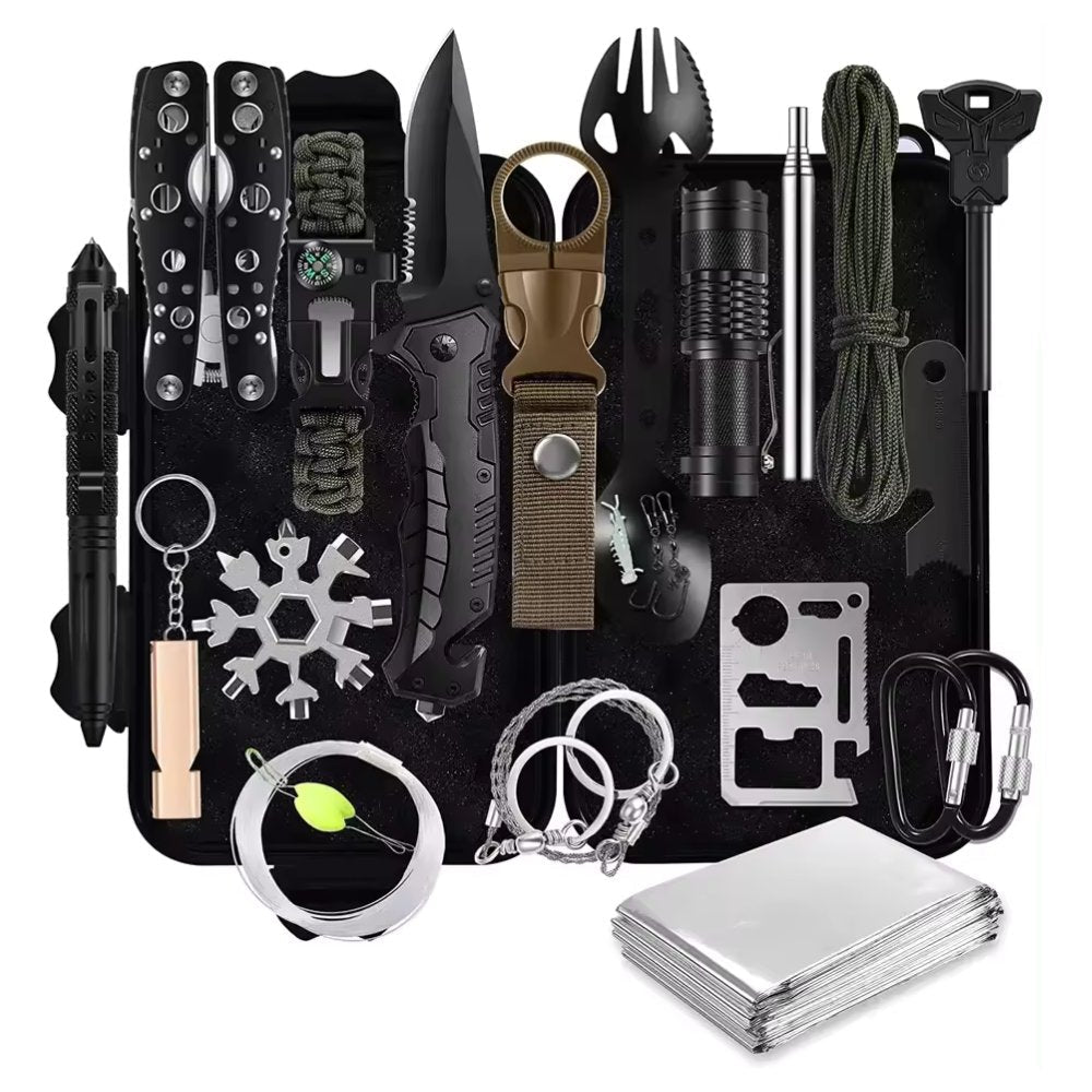 31 Pieces in 1 Bag Survival Gear and Equipment - click2shop