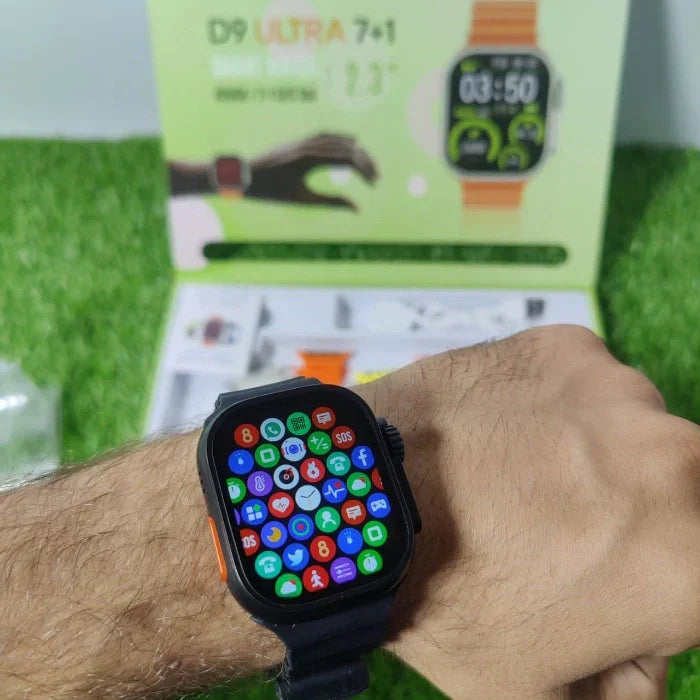 D9 Ultra Series 9 Smart Watch 7 in 1 Strap