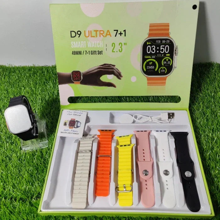 D9 Ultra Series 9 Smart Watch 7 in 1 Strap