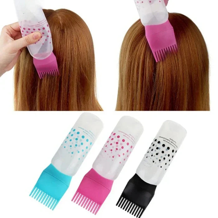 Hair Oil Comb Bottle