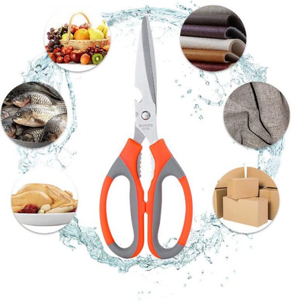 Multifunctional Stainless Steel Kitchen Scissors