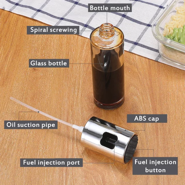 Oil Spray Bottle for Kitchen & BBQ