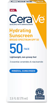 CeraVe Hydrating Sunscreen SPF50 - 75ml