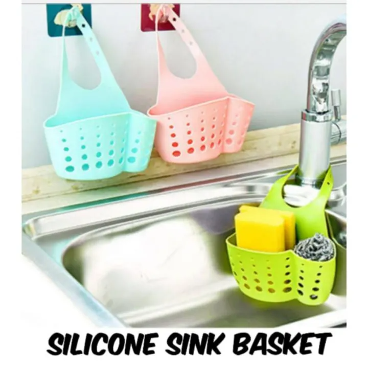 Silicone Sink Basket Hanging Kitchen Basket