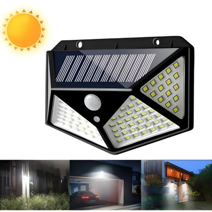 Solar Outdoor Human Body Induction Wall Lamps 100-LEDs