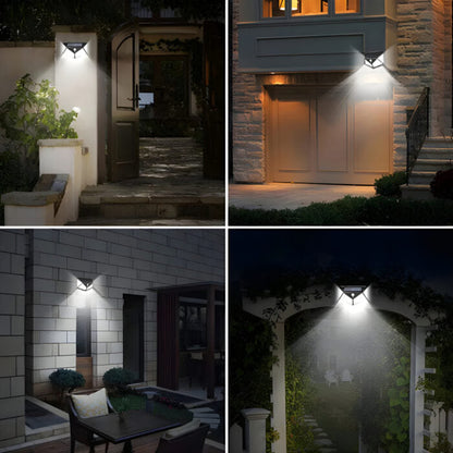 Solar Outdoor Human Body Induction Wall Lamps 100-LEDs