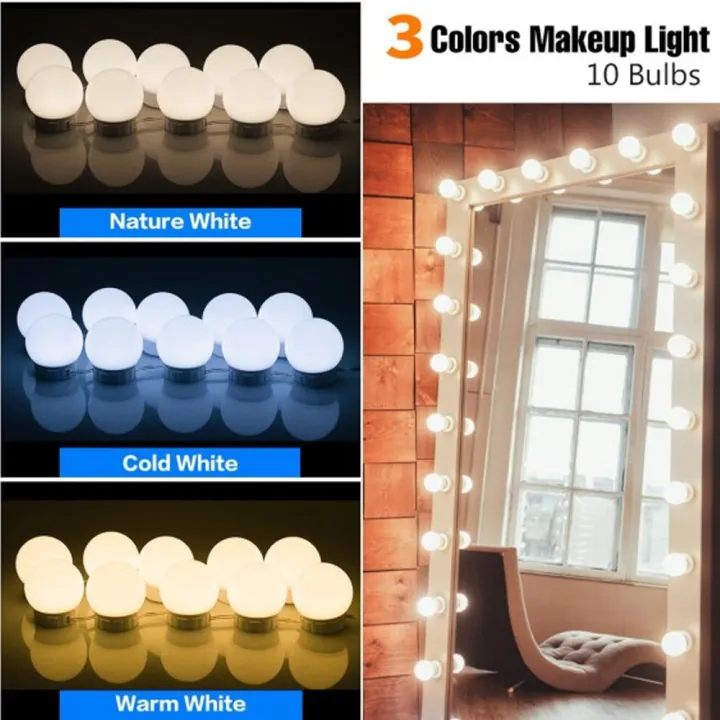 Vanity Light LED Bulbs for Mirror (10 Bulbs)