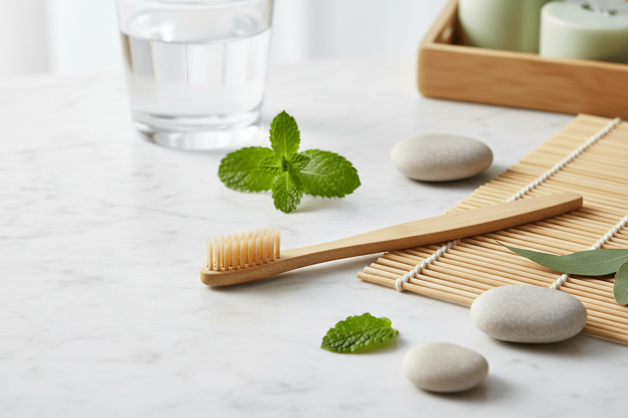 Bamboo Toothbrush - Soft Natural Bamboo Bristles - Eco - Friendly Wood Handle - click2shop