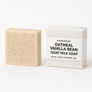 Bath Bar - Oatmeal Vanilla Bean Goat Milk Soap - Vanilla Fragrance - click2shop