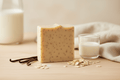 Bath Bar - Oatmeal Vanilla Bean Goat Milk Soap - Vanilla Fragrance - click2shop