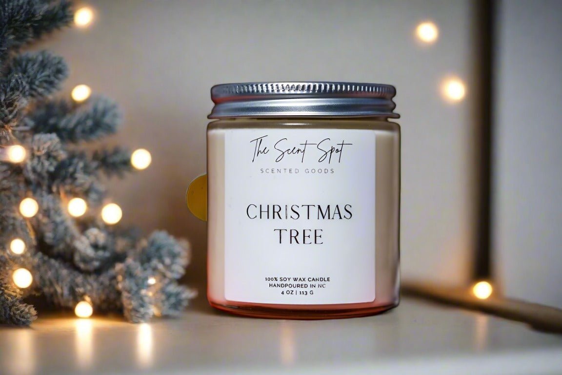 Christmas Tree Candle - Citrus & Cypress - Cedar & Evergreen - Fir, Moss & Amber - click2shop