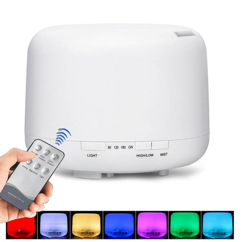 Color Changing Essential Oil Aromatherapy Diffuser With Remote - click2shop