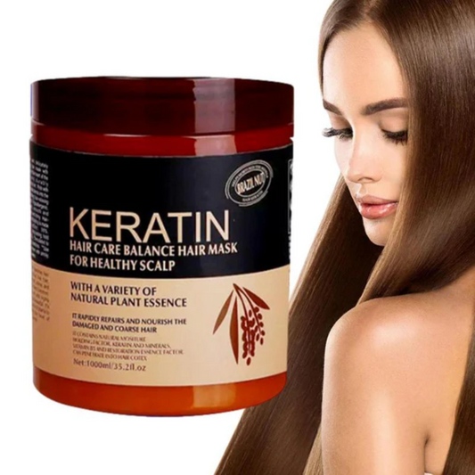 Keratin Hair Care Mask - Deep Repair & Smoothing Treatment