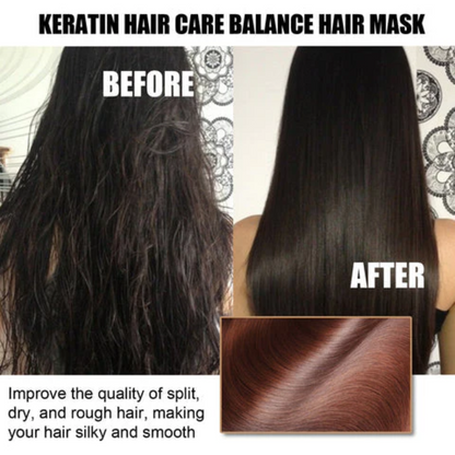 Keratin Hair Care Mask - Deep Repair & Smoothing Treatment