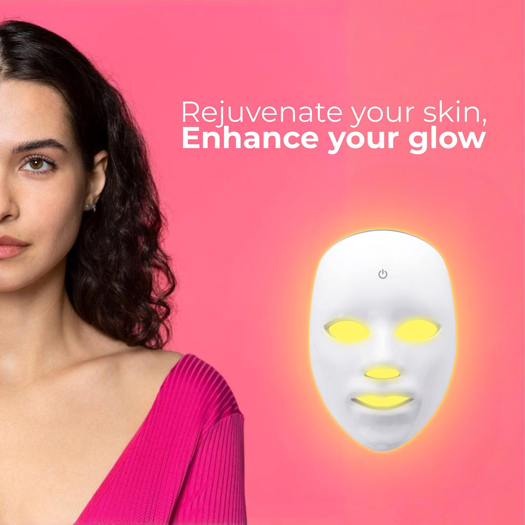 Light Therapy 7 - in - 1 LED Face Mask - Advanced Skincare - DIY at Home! - click2shop