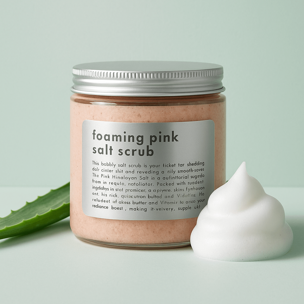 Pink Himalayan Salt & Shea Foaming Scrub - click2shop