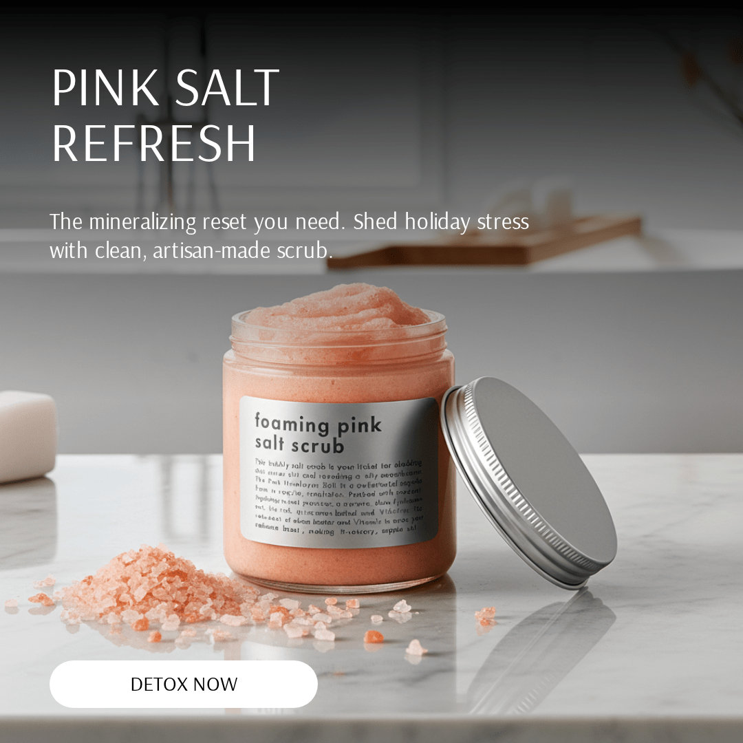 Pink Himalayan Salt & Shea Foaming Scrub - click2shop