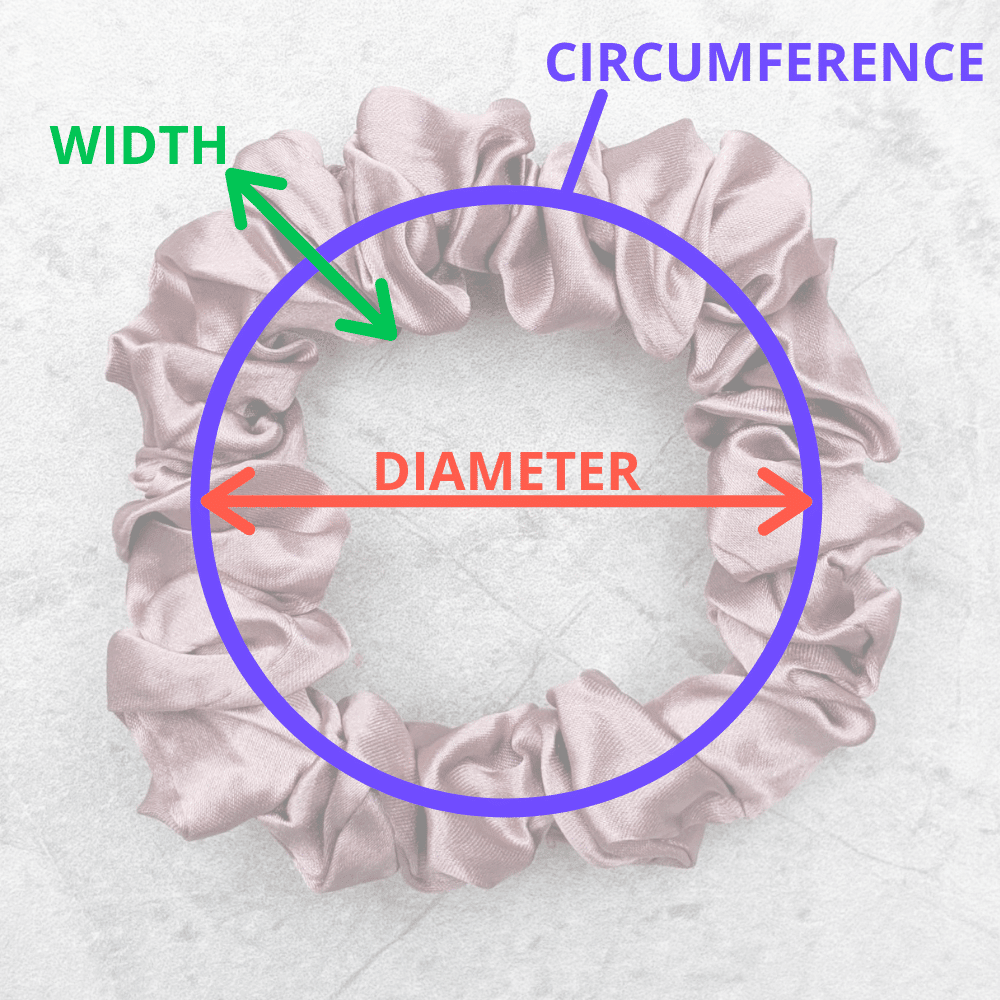 Silkki - 100% Silk Scrunchie - Slim Size - click2shop