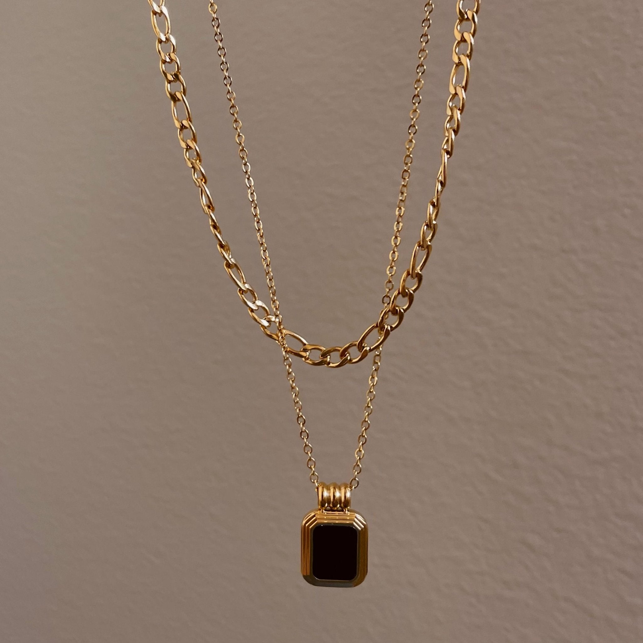 TARA Layered Necklace - Hypoallergenic - Handmade in Canada - click2shop